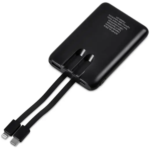 Altitude Verve Power Bank Black Cables